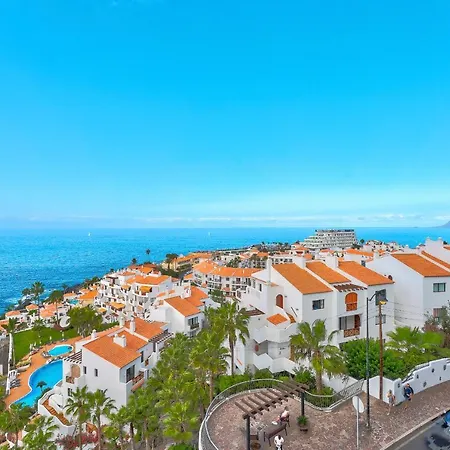 Incredible Sea & Mountain View Aircon Front Line Of Atlantic Ocean Puerto de Santiago (Tenerife)